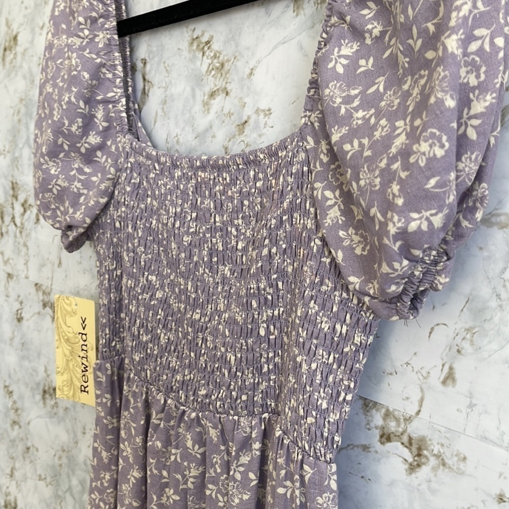 Rewind Floral Open Front Jumpsuit l SIZE M - Picture 7 of 10